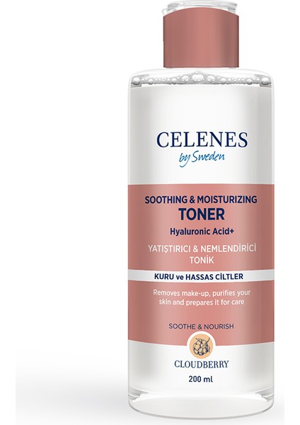 Celenes Cloudberry Nemlendirici & Yatıştırıcı Tonik 200 ml