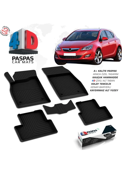 Opel Astra J HB 4D Havuzlu Paspas 2010-2015 A+ Kalite