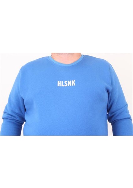 Erkek Büyük Beden Sıfır Yaka Sweat Hlsnk 23204 Saks fırsatları