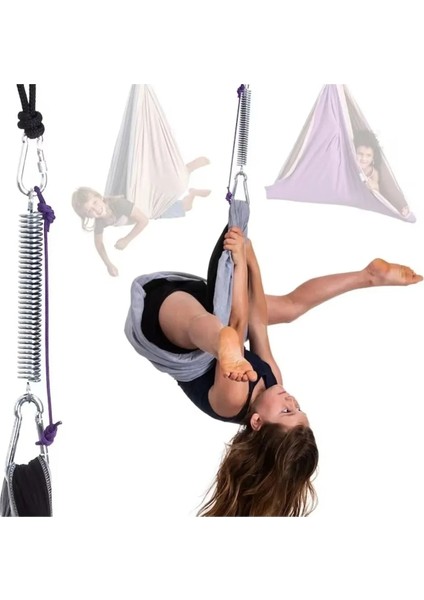 Duyu Terapili Çocuk Salıncağı, Yaylı Antigravity - Terapi Salıncak