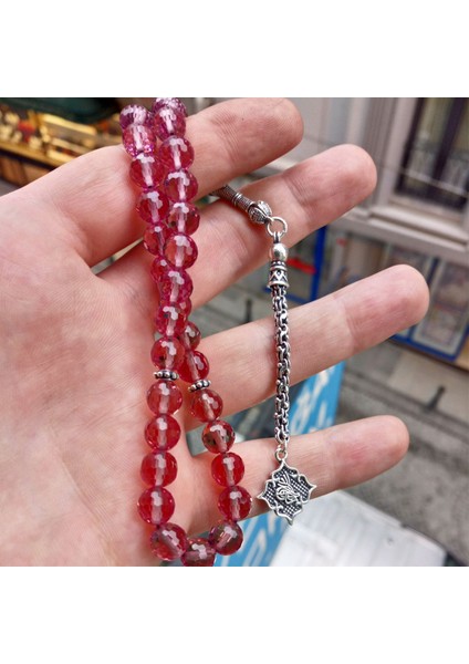 Arnavut Zincirli Osmanlı Tuğrası Püsküllü Zultanit Taşlı Tesbih ve Yüzük Kombin fiyatları