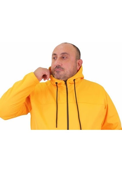 Büyük Beden Su Geçirmez Waterprof Mont 22821 Hardal fırsatları