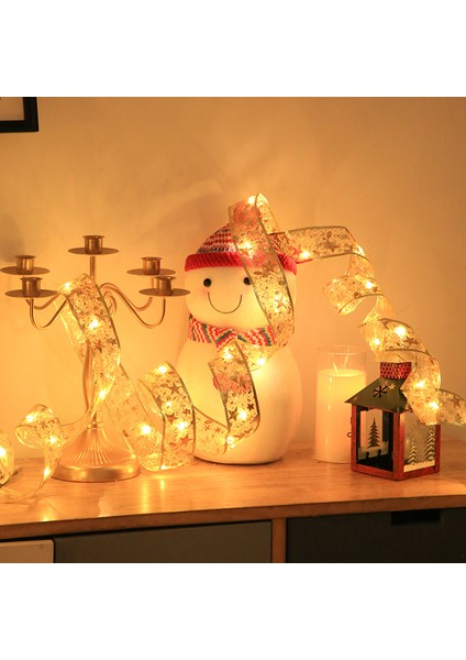 2023 Yeni Ürün Noel Ağacı Dekoratif Şerit LED Işık Dize Tatil Hediye Kutusu ile Renkli Işıklar Yay Saten Bakır Tel Işık (Yurt Dışından) modelleri