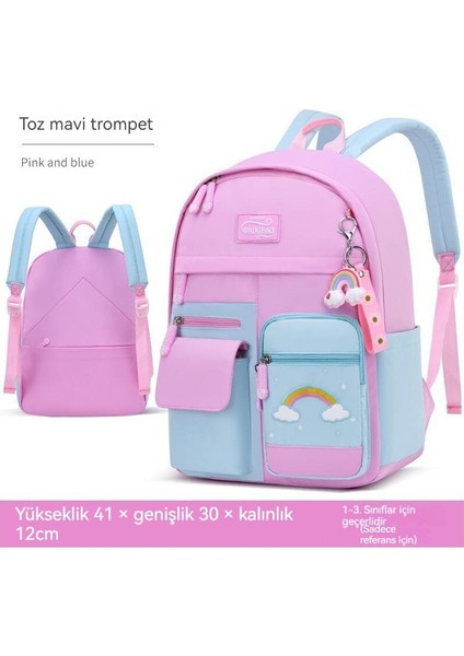 Wanghao Su Geçirmez Ilkokul Çantası - Mor (Yurt Dışından)