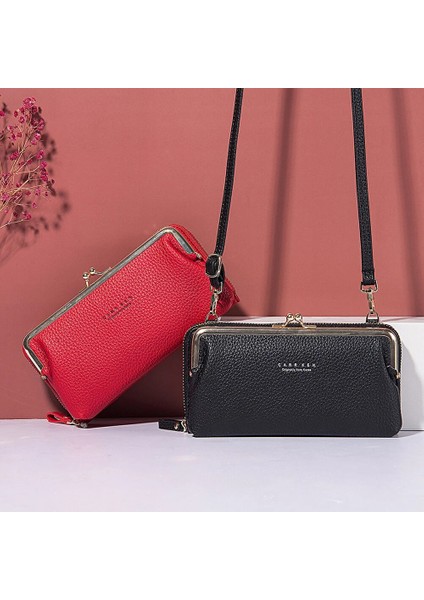 Ruichihu Kadın Askılı Clutch Çanta - Pembe (Yurt Dışından)