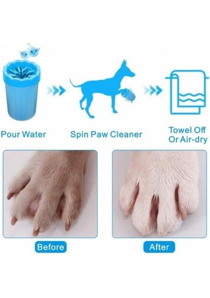 Köpek Pati Yıkama ve Temizleme Aparatı Küçük Boy modelleri