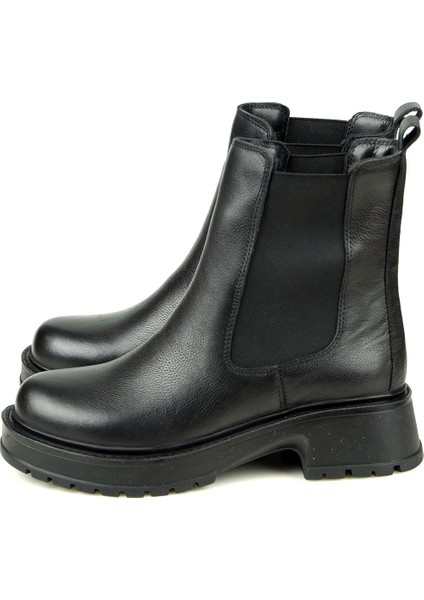 Deri Kauçuk Taban Kadın Chelsea Bot modelleri