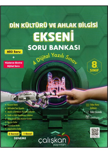 8. Sınıf LGS Din Kültürü ve Ahlak Bilgisi Ekseni Soru Bankası