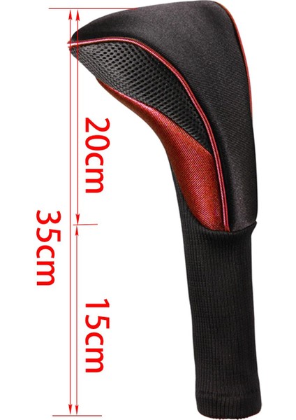 Golf Kulübü Başörtüsü Kılıfı Golf Sporları Fairway Hibrit No1 35CM 20CM 15CM A (Yurt Dışından)