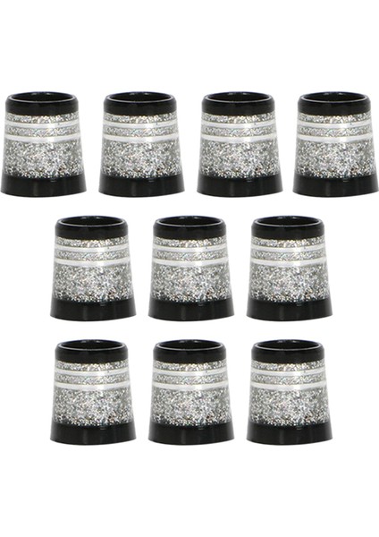 10X Golf Yüksük Kollu Kulüp Milleri Aksesuarları Ucu 0.370 Glitter (Yurt Dışından)