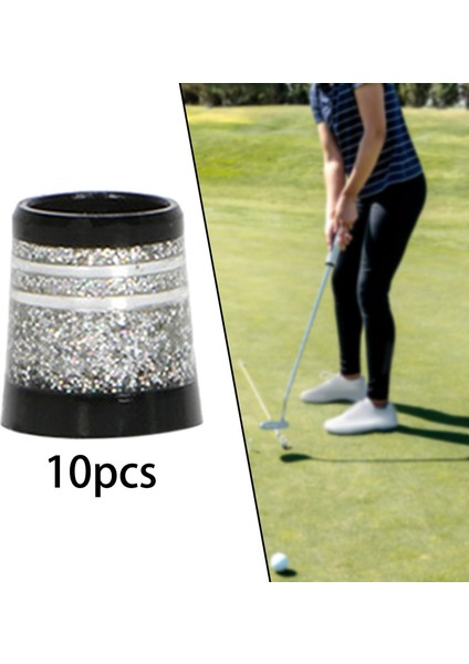 10X Golf Yüksük Kollu Kulüp Milleri Aksesuarları Ucu 0.370 Glitter (Yurt Dışından) indirimleri