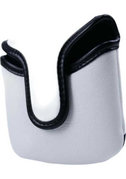 Pu Golf Çekiç Atıcı Kafa Kapağı Sarma Kol Dayanıklı Golf Kulübü Başörtüsü Beyaz (Yurt Dışından)