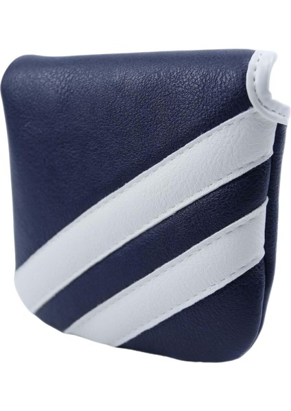 Pu Golf Çekiç Atıcı Kafa Kapağı Sarma Kol Dayanıklı Golf Kulübü Başörtüsü Koyu Mavi (Yurt Dışından)