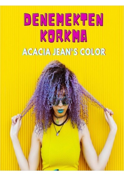 Jean’s Color Amonyaksız Yeşil Renkli Saç Boyası 250 ml Kokusuz Su Bazlı Green Hair Dye