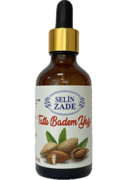 Badem Yağı Tatlı 50ML %100 Saf (Soğuk Sıkım)