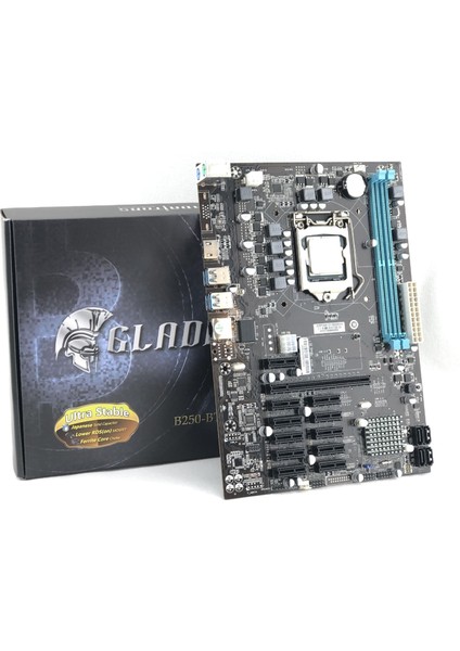 B250 Gladiators 12'li Anakart + G3900T Işlemci + 4 GB Ram + Fan