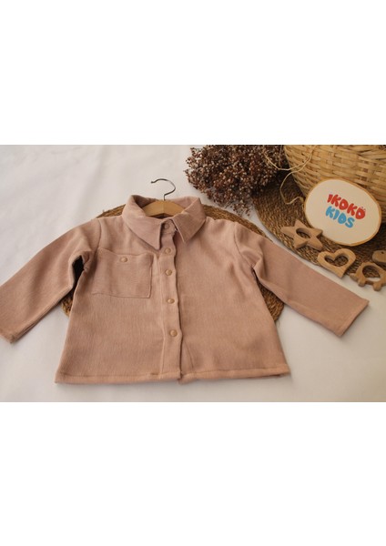 Bej Kadife Erkek Gömlek modelleri