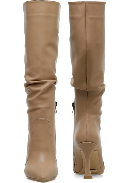 Savıo 3pr Nude Kadın Topuklu Çizme fırsatları