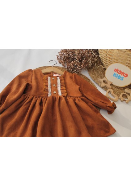 Bordo Kadife Dantel Detaylı Elbise fiyatları