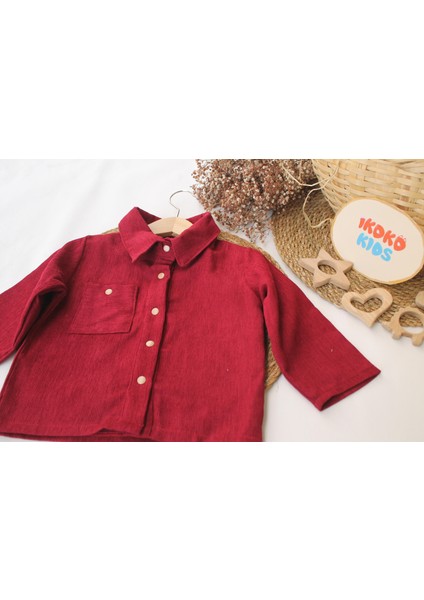 Bej Kadife Erkek Gömlek modelleri