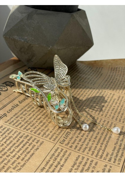 Swarovski Taşlı Sallantılı Mandal Toka Gümüş SBT1738 fiyatları