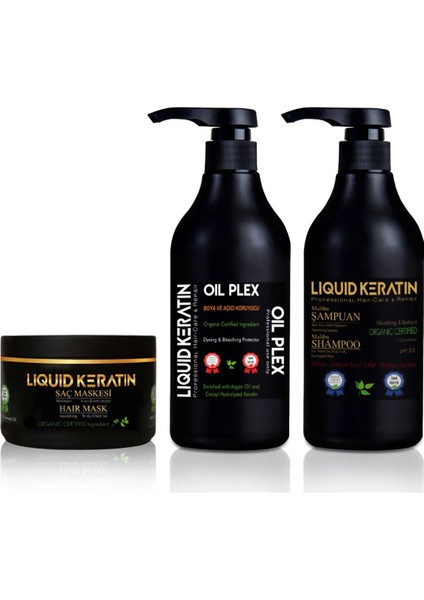 Oil Plex Kit - Koruyucu Onarıcı Kuaför Salon Boy Bakım Seti