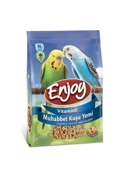 Muhabbet Kuşu Yemi Vitaminli 400 gr