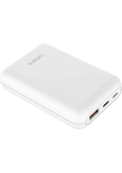 10000MAH Type-C ve USB Çift Çıkışlı Pd 20W Hızlı Şarj Destekli Mini Powerbank