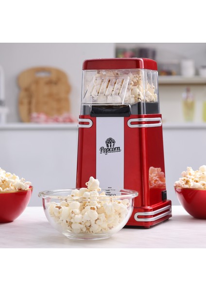 Retro Popcorn Makinesi Küçük