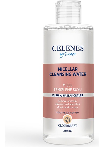 Celenes By Sweden Cloudberry Misel Temızleme Suyu 250 ml Kuru - Hassas