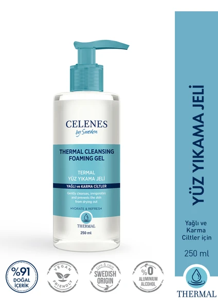 Celenes By Sweden Thermal Temızleme Jelı 250 ml Yağlı - Karma