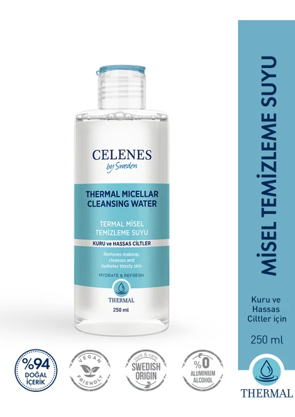 Celenes By Sweden Thermal Misel Temızleme Suyu 250 ml Kuru - Hassas