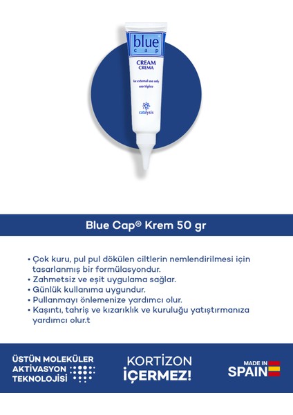 BLUE CAP Krem 50 GR - Kortizonsuz