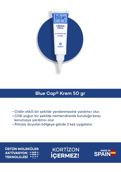 BLUE CAP Krem 50 GR - Kortizonsuz