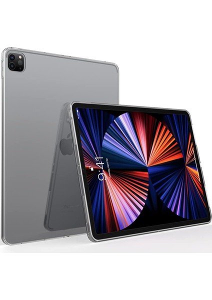 iPad Pro 6. Nesil 12.9 Inç Uyumlu Şeffaf Silikon Tablet Kılıfı Kapak Renksiz M2 12.9 Inç 2022 indirimleri