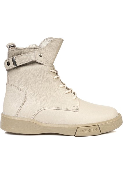 30900 Kadın Deri Sneaker Kısa Bot