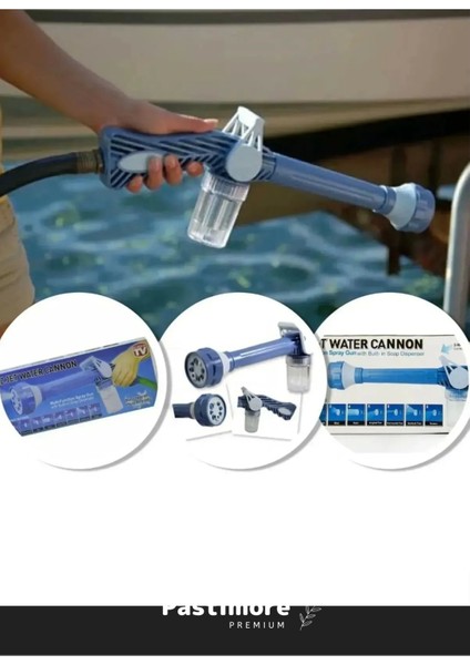 Pastimore Ez Jet Water Cannon Basınçlı Deterjanlı Oto Yıkama Sistemi Makinesi Su Tabancası Sulama Başlığı