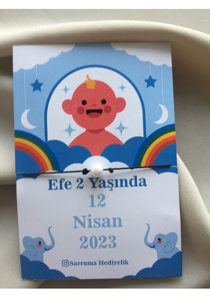 Kartvizit Şeklinde 25 Adet Doğum Günü, Cinsiyet Partisi, Yaş Partisi Hatırası