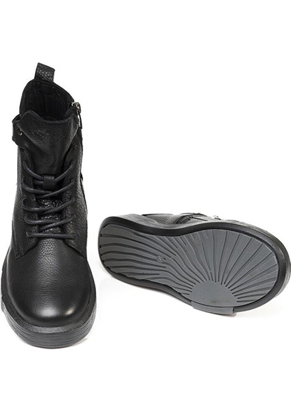 30900 Kadın Deri Sneaker Kısa Bot