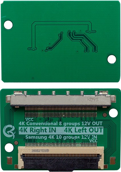 LCD Panel Flexi Repair Kart 4K Right In 4K Left Out Fpc To Lvds QK0822B (81)