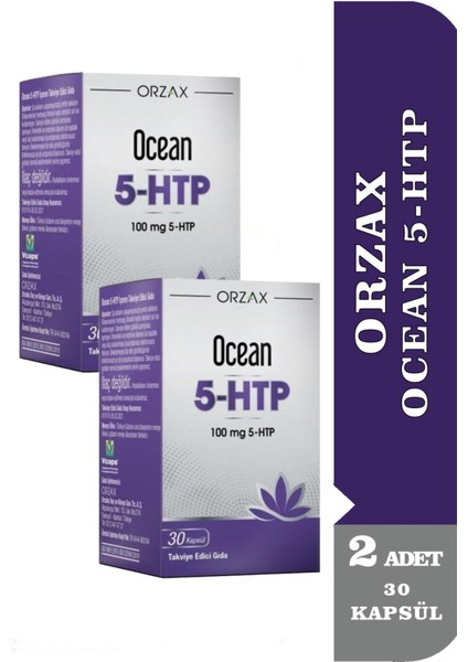 Ocean 5-Htp 100 mg 30 Kapsül 2 Adet
