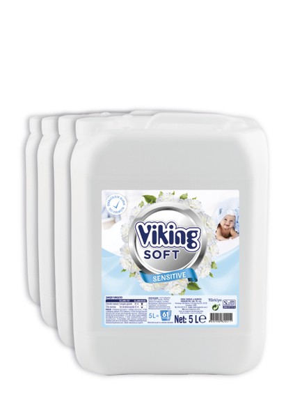 Yumuşatıcı Sensitive 5 kg x 4