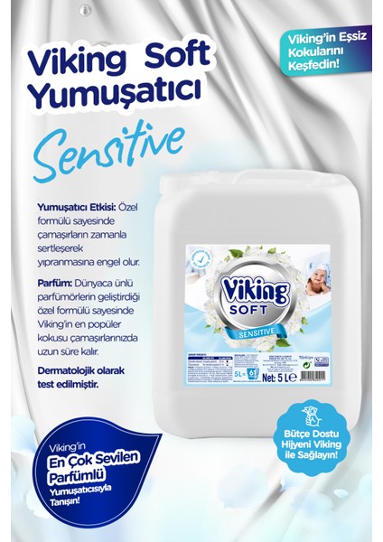 Yumuşatıcı Sensitive 5 kg x 4