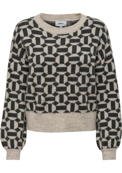 Only Onlgeo Lıfe L/s Pullover Knt Kadın Kazak - 15268015 modelleri