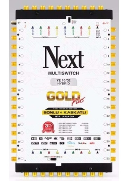 Next 10 Giriş 32 Çıkış Santral Hybrid