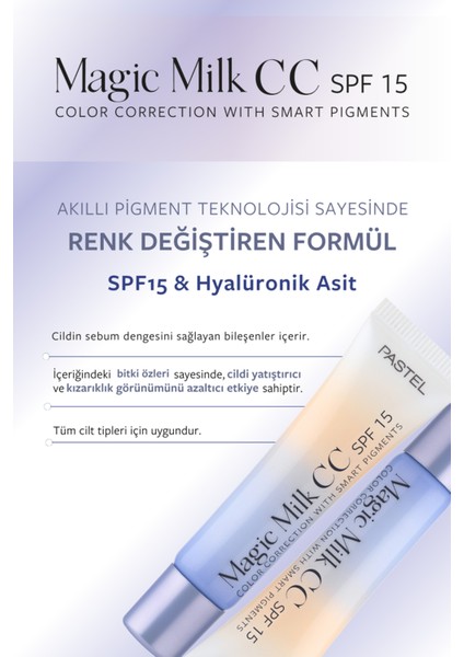 Magic Milk Color Correction 50 Light Medium cc Krem