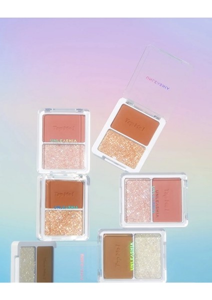 - Tap Me Palette Duo No:2 Groovy, Simli İkili Göz Farı, Simli Far Paleti