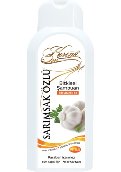 Sarımsak Özlü Bitkisel Şampuan 400 ml