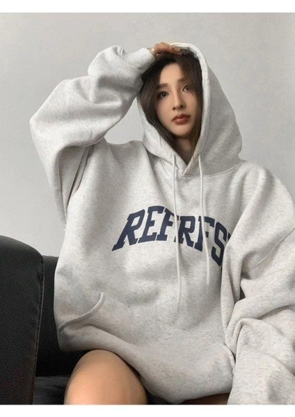 Kadın Refrfsh Baskılı Sweatshirt