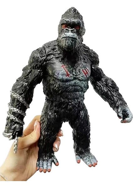 Godzilla Vs. Kong Giant King Kong Kral Goril Eklemli Aksiyon Figür Karakter Oyuncak Büyük Boy 25 Cm.